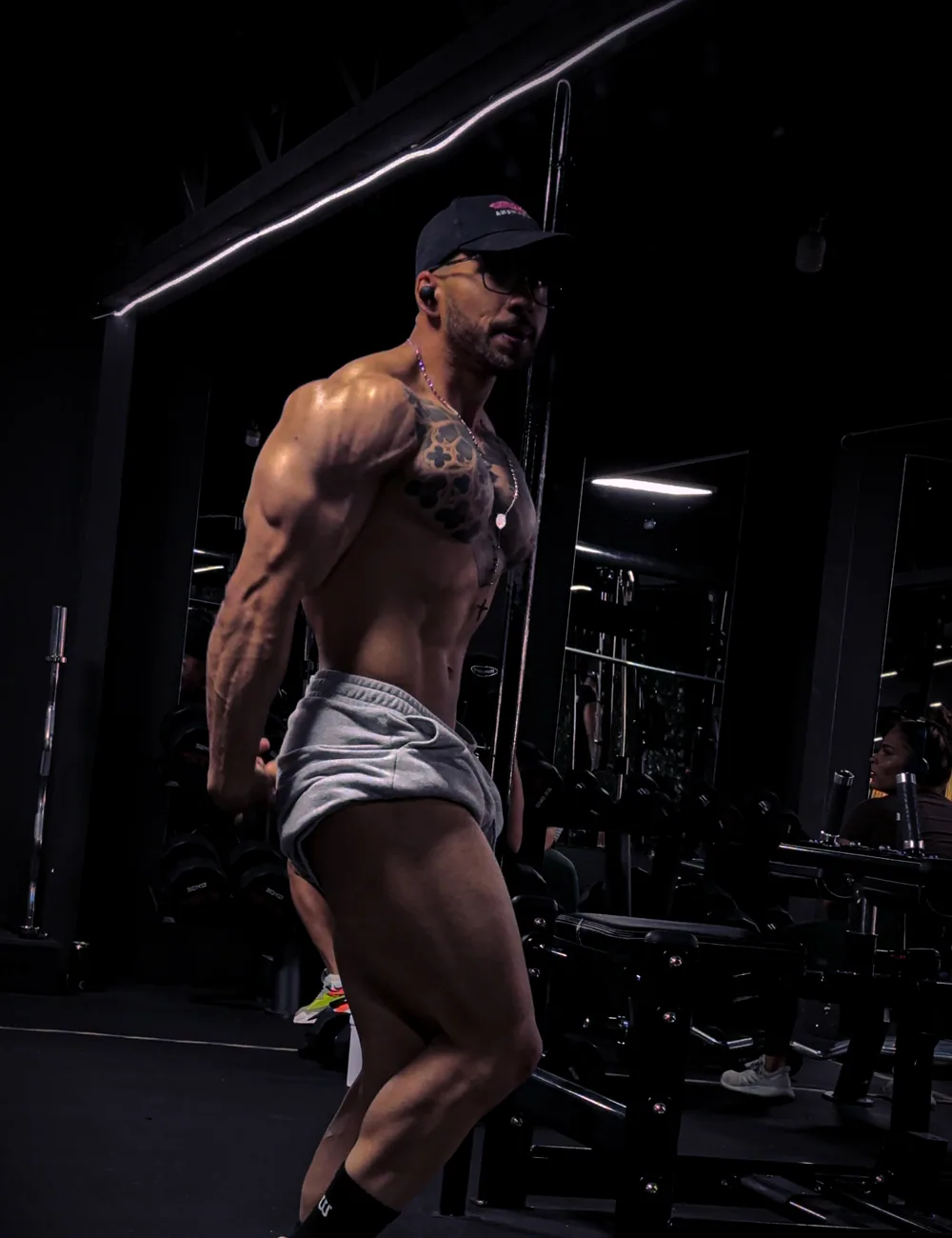 Marcos Pirona en el gimnasio